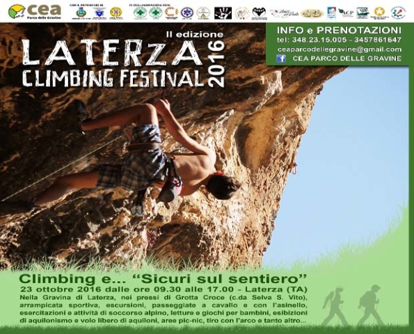 Laterza Climbing Festival 2016 - II Edizione