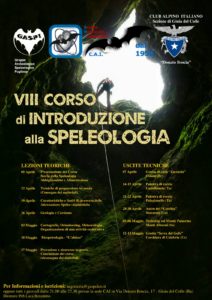 VIII Corso di Introduzione alla Speleologia