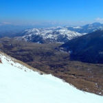 Salendo sul monte Motola dal versante sud